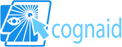 Cognaid, Where Memory Meets Meaning. Validated testing tools designed for mental health professionals. Full Logo.